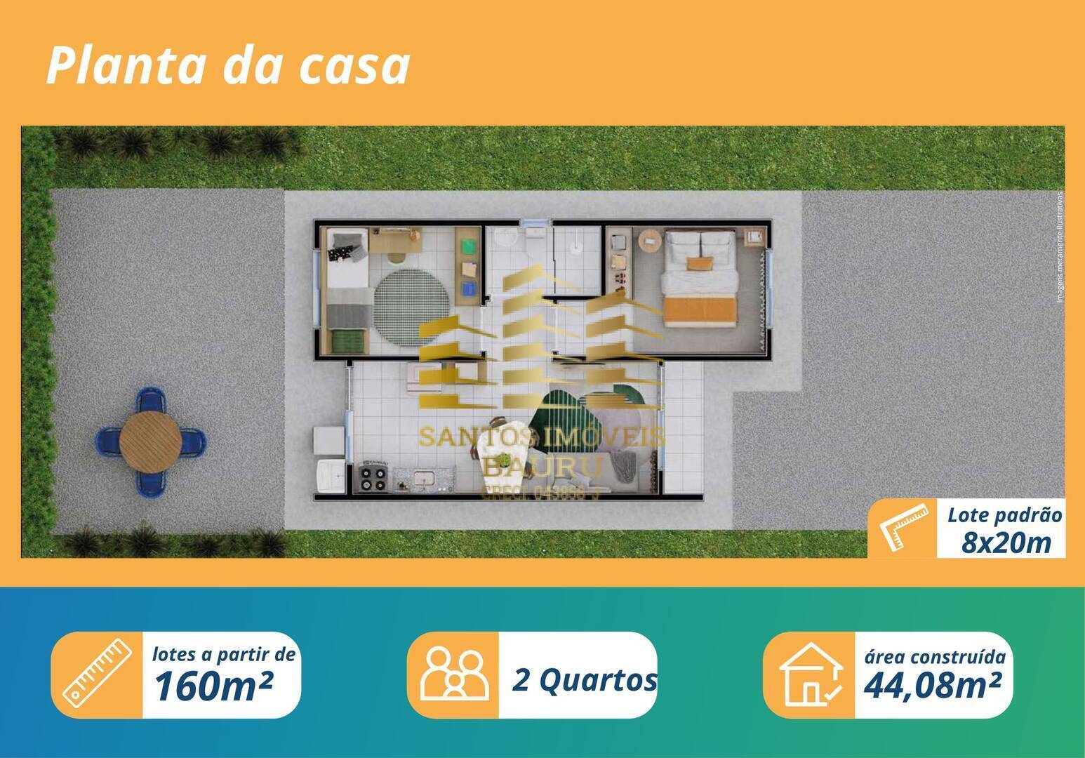 Casa à venda com 2 quartos, 44m² - Foto 8